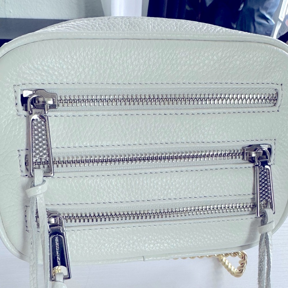 Rebecca Minkoff Bum Bag/ White Leather Crossbody Bag